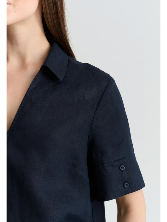 TATUUM TATUUM Bluzka DENITA Granatowy Loose Fit