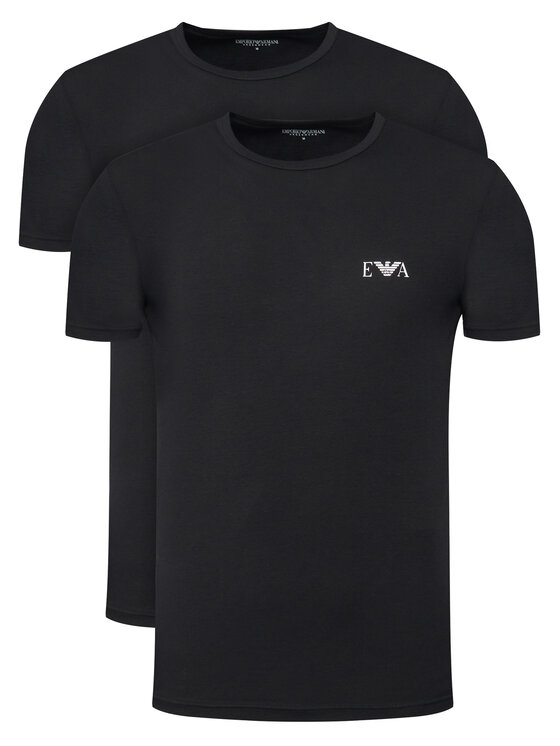 Emporio Armani Underwear Emporio Armani Underwear Póló szett EM001849 AF14131 MC005 Fekete Fitted Fit