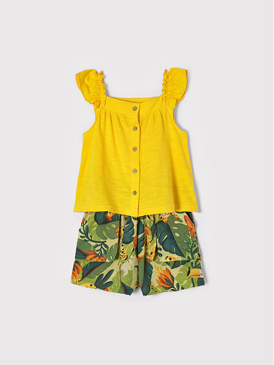 Completo top e pantaloncini 3281 Multicolore
