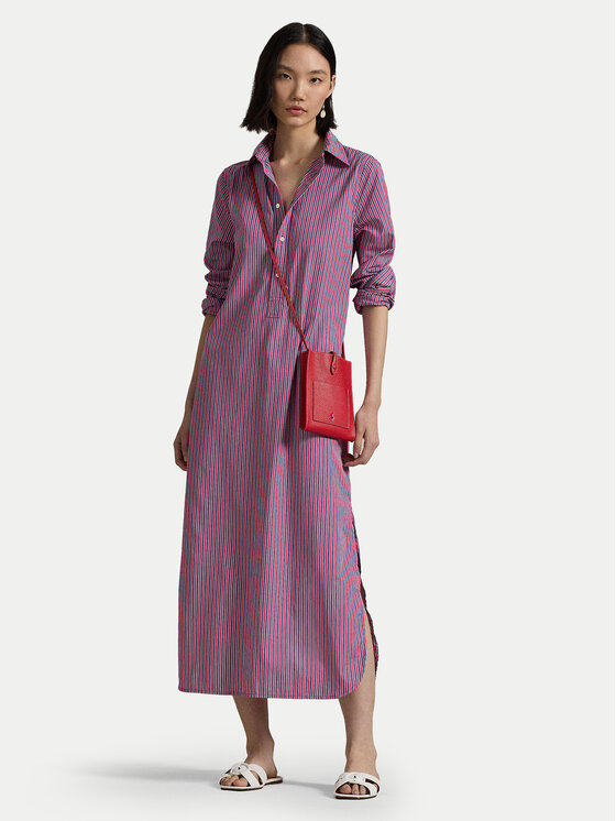 Polo Ralph Lauren Polo Ralph Lauren Hemdkleid 211959914002 Violett Regular Fit