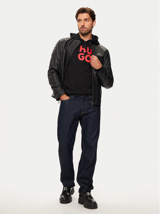 HUGO Hugo Felpa Daltorreson 50523848 Nero Regular Fit