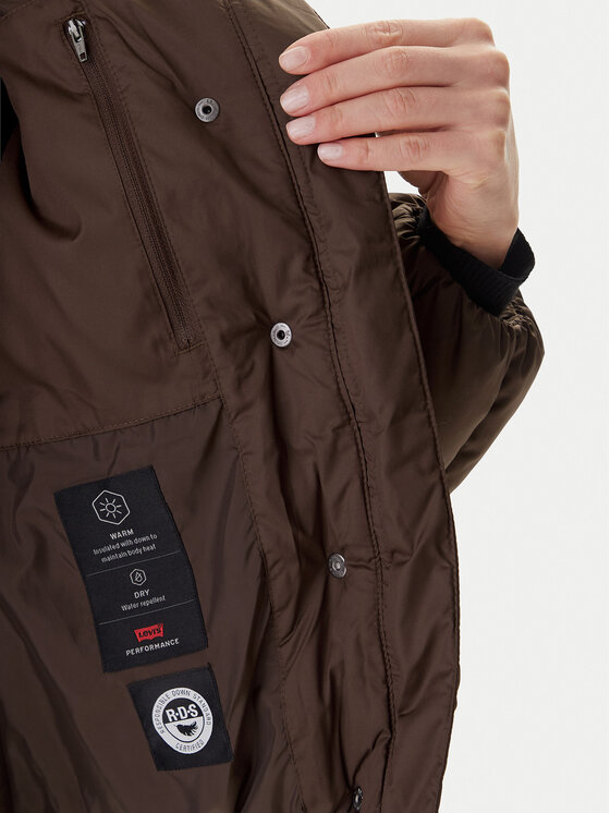 Levi's® Levi's® Geacă din puf Western Bubble 003MD-0006 Maro Relaxed Fit