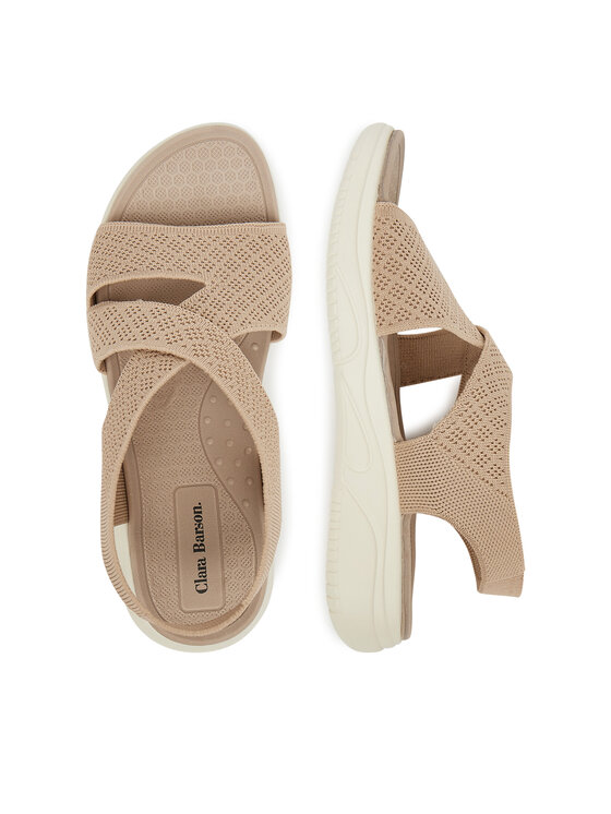 Clara Barson Clara Barson Sandały R25SS02836 Beżowy