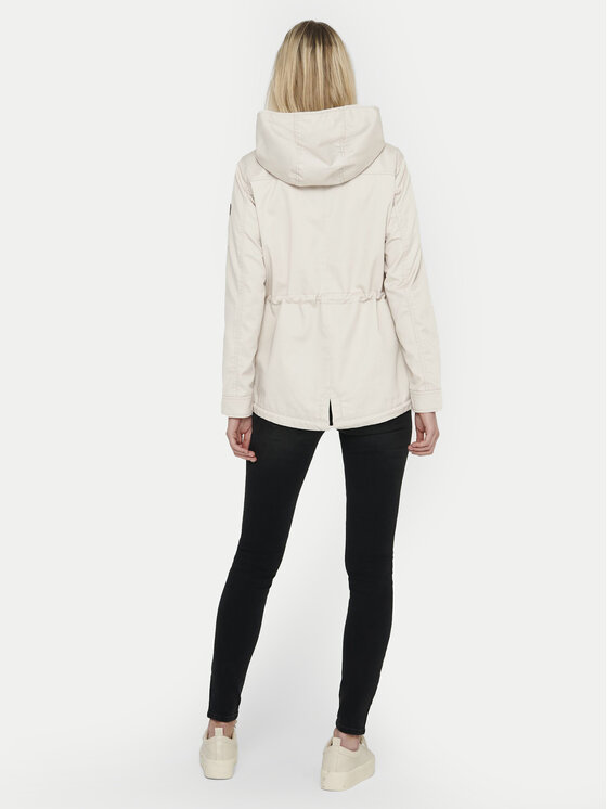 ONLY ONLY Parka Lorca 15216452 Beżowy Regular Fit
