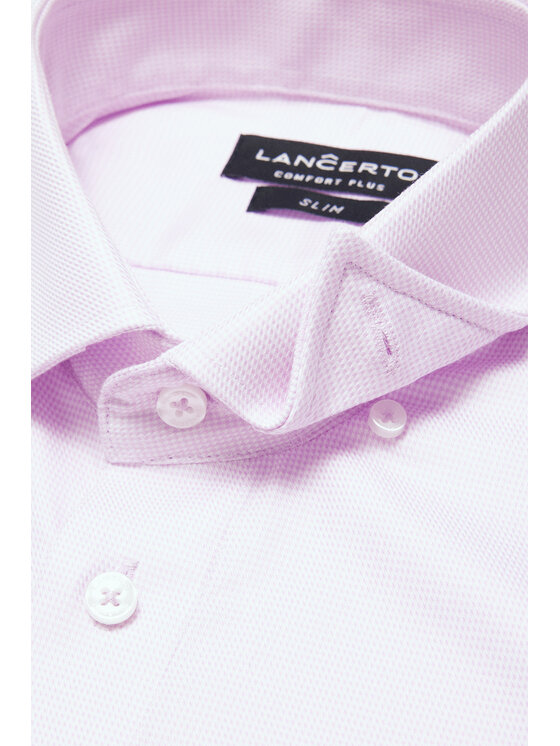 Lancerto Lancerto Koszula Hedda KO073224000008 Fioletowy Slim Fit