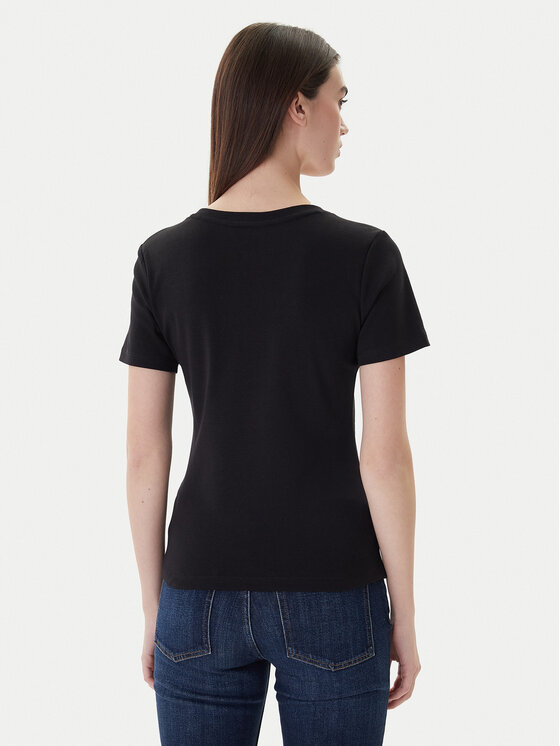 Tommy Hilfiger Tommy Hilfiger Tričko New Cody WW0WW40584 Čierna Slim Fit