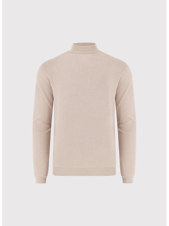 Pako Lorente Pako Lorente Sweter P26WN-2X-009 Beżowy Regular Fit