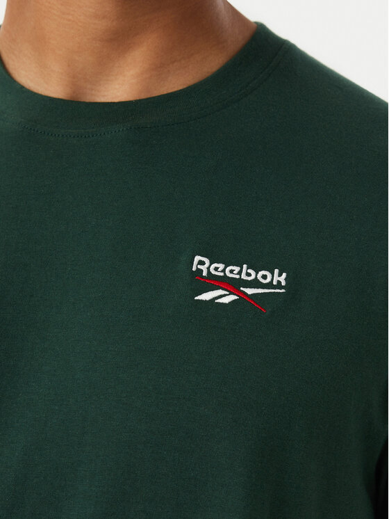 Reebok Reebok Majica Aurek RK25743CCM Temno zelena Regular Fit
