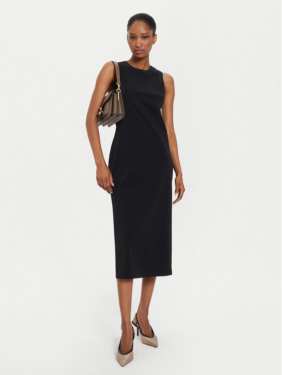 Max Mara Leisure Max Mara Leisure Haljina za svaki dan Emilia 2426626027 Crna Slim Fit