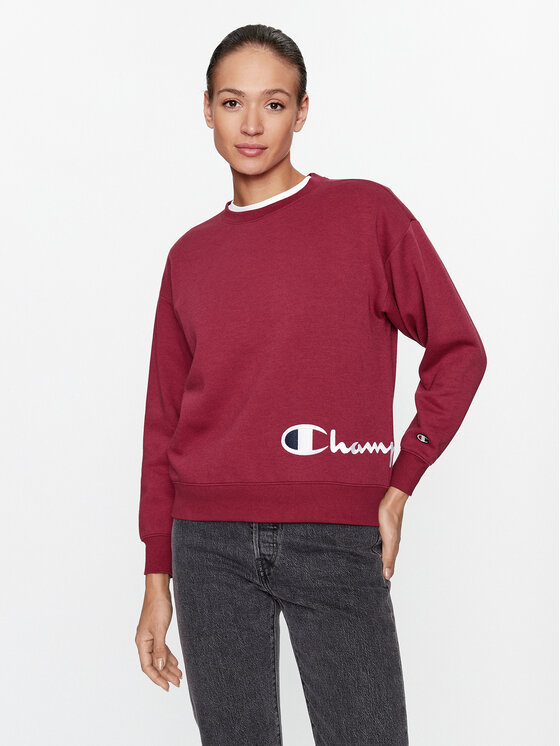 Champion Jopa Crewneck Sweatshirt 116587 Bordo Rdeča Regular Fit