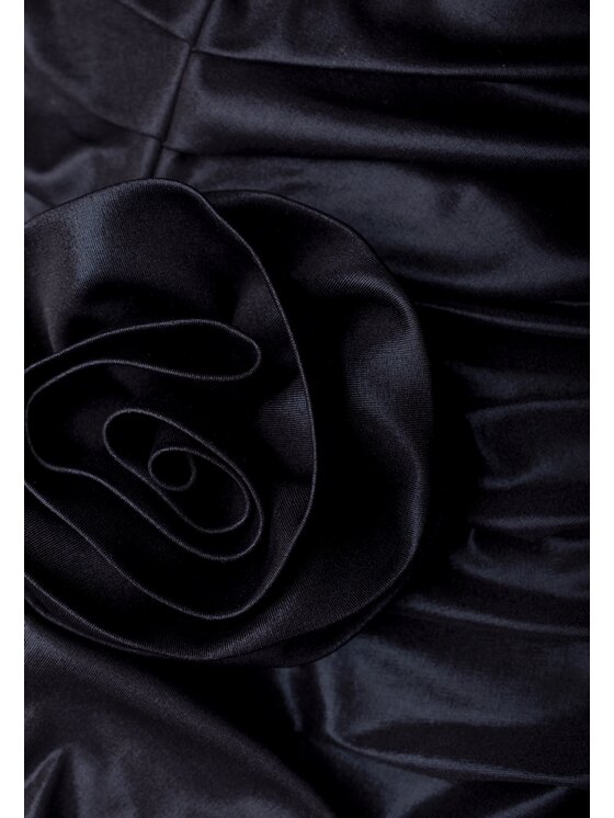 sax35th sax35th Sukienka wieczorowa ANDROMEDA Czarny Slim Fit