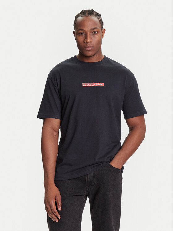 Quiksilver Quiksilver T-shirt Dna Clicker Tee EQYZT08207 Crna Comfort Fit