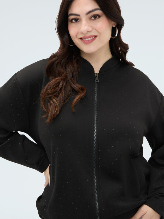 Fiorella Rubino Fiorella Rubino Bluza G845L009397N033 Czarny A-Line Fit