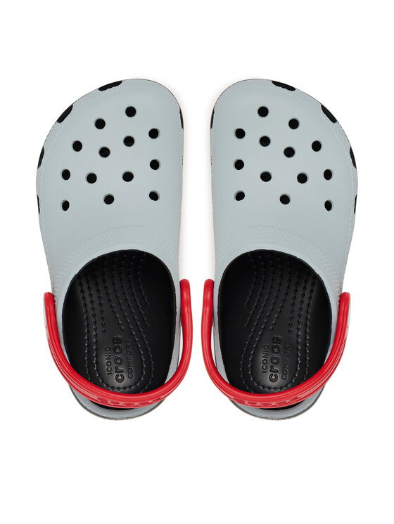 Crocs Crocs Klapki Retro Sport Classics Clog 211258 Szary