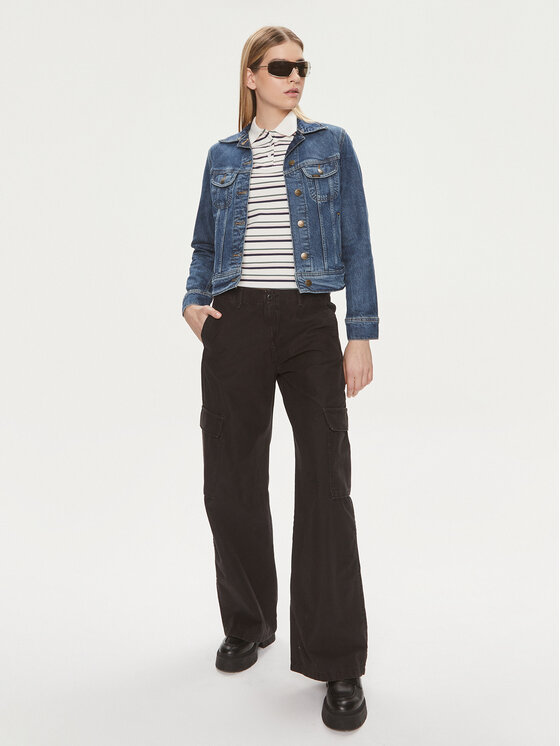 Lee Lee Jeans jakna Rider 112341297 Modra Regular Fit