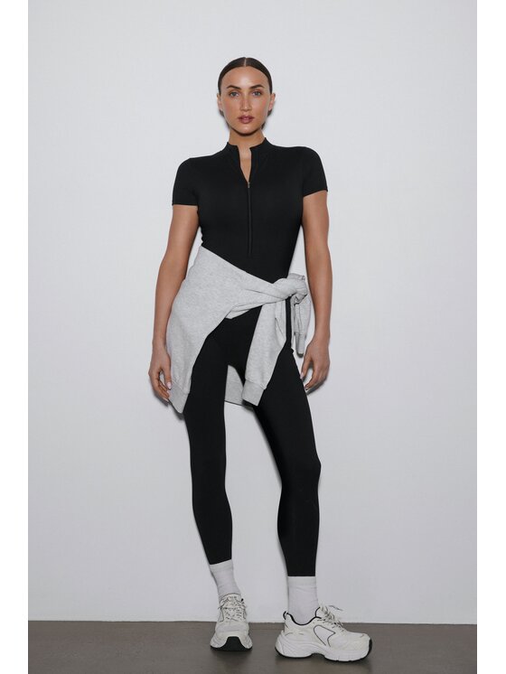 Estro Estro Ολόσωμη φόρμα ER00119504 Μαύρο Slim Fit