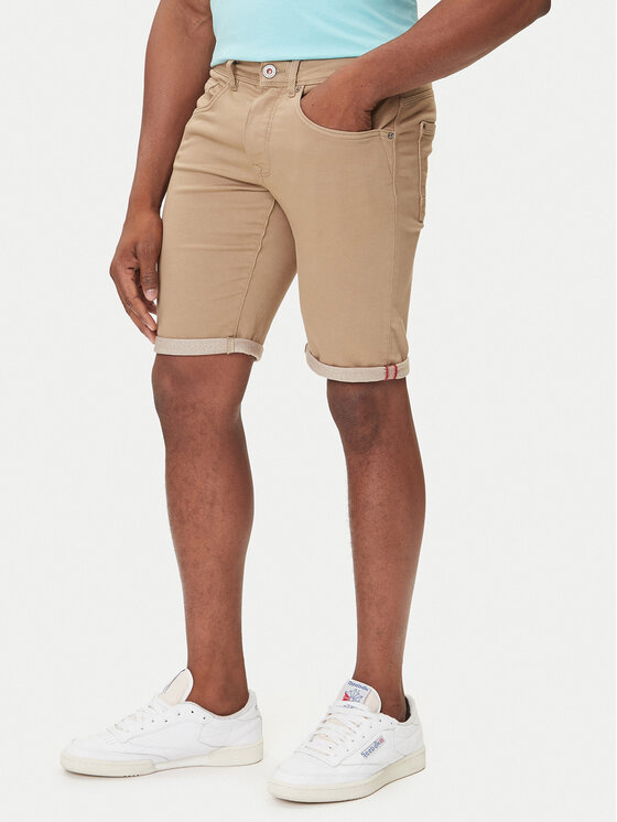 Petrol Industries Petrol Industries Teksapüksid M-ROS-SHO005 Beež Slim Fit