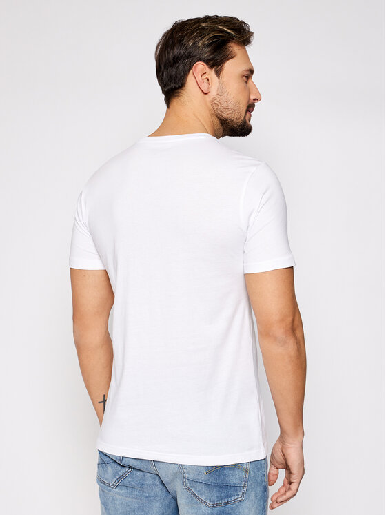 Lee Lee Tričko SS Patch Logo Tee L60UFQ12 112113578 Biela Regular Fit