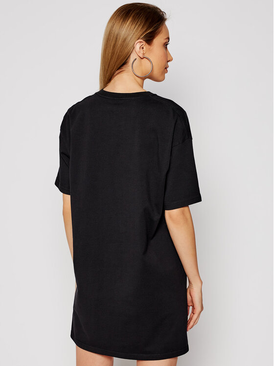Vans Vans Повсякденна сукня Center Vee Tee VN0A4RU2 Чорний Oversize