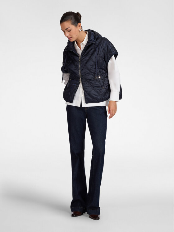 Elena Mirò Elena Mirò Giubbotto piumino F006E000073N034 Blu Over Fit