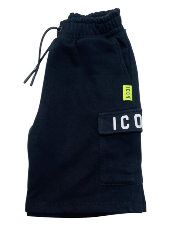 Icon Icon Pantaloncini ibsh00689-nero Nero Regular Fit