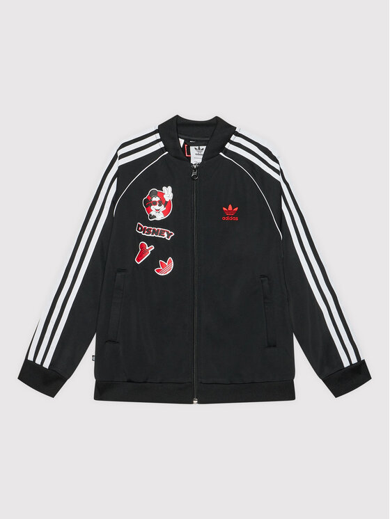 adidas Mikina Disney Mickey And Friends HF7577 Čierna Regular Fit