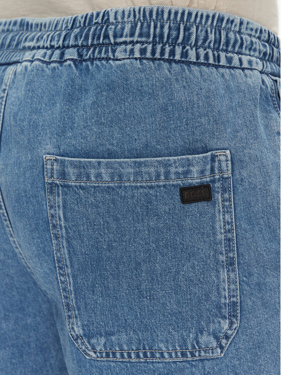 BOSS BOSS Джинсові шорти 50537804 Голубий Relaxed Fit