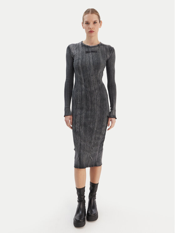 Karl Lagerfeld Jeans Karl Lagerfeld Jeans Ежедневна рокля B1W13055 Сив Slim Fit