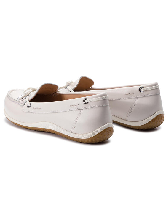 Geox Geox Mocasini D Vega Moc B D92DNB 043BC C1002 Alb