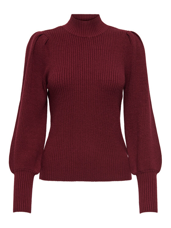 ONLY ONLY Πουλόβερ Katia 15232494 Μπορντό Regular Fit