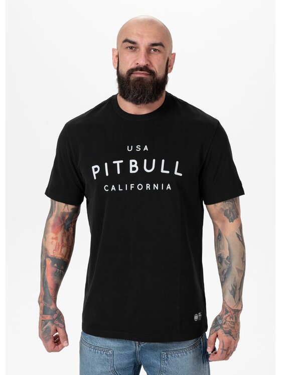 PITBULL PITBULL T-Shirt Koszulka Czarny Regular Fit