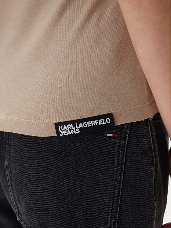 Karl Lagerfeld Jeans Karl Lagerfeld Jeans Póló A1W17004 Zöld Slim Fit