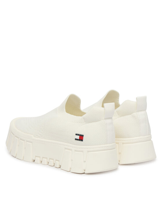 Tommy Jeans Tommy Jeans Сникърси Tjw Chunky Knit Sneaker EN0EN03014 Бял