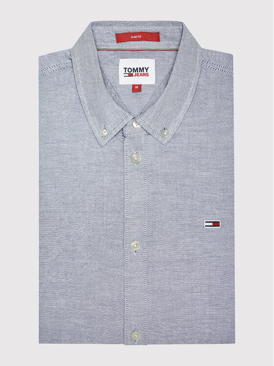 Tommy Jeans Tommy Jeans Cămașă Oxford DM0DM09594 Albastru Slim Fit