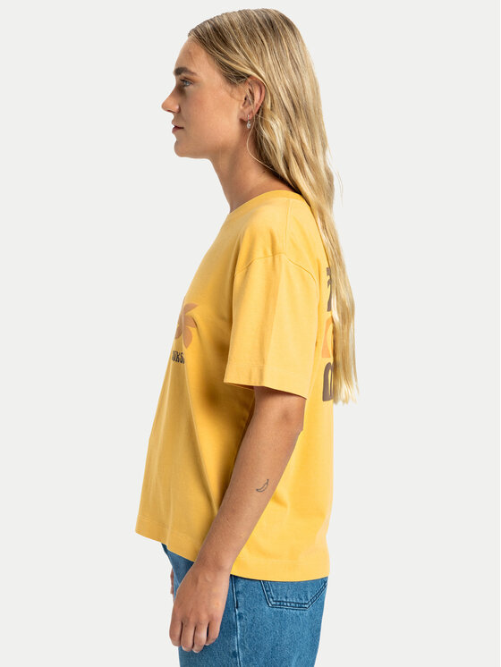 Quiksilver Quiksilver Majica Standard  EQWZT03197 Rumena Regular Fit