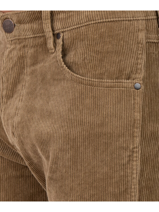 Wrangler Wrangler Pantaloni di tessuto W18SA2M24 Beige Slim Fit