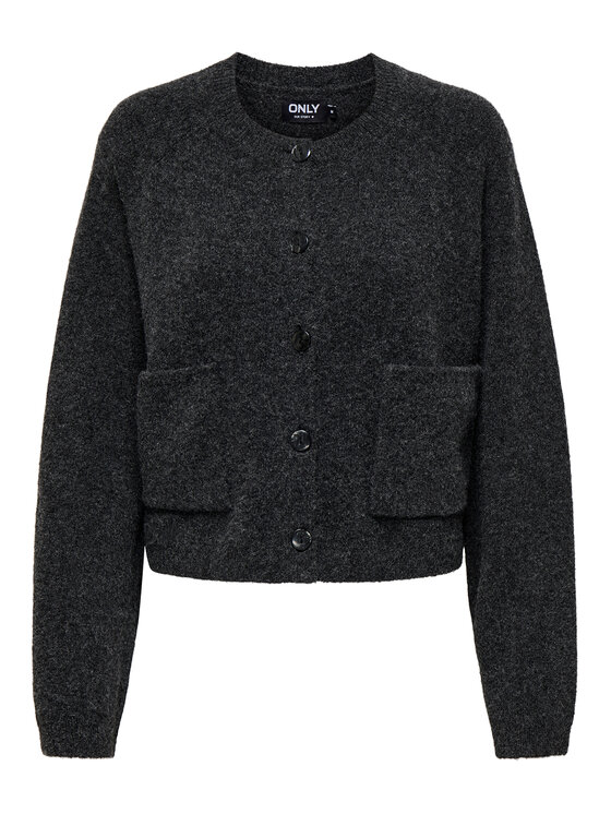 ONLY ONLY Strickjacke Piemonte 15344118 Grau Regular Fit