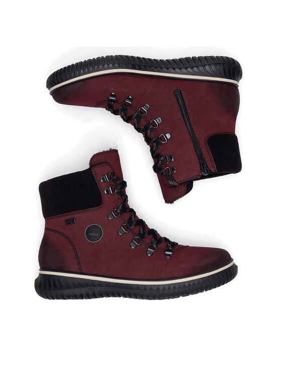 Rieker Rieker Botine 74247-35 Vișiniu