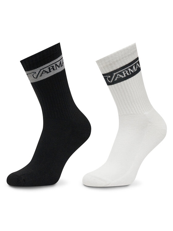 Set de 2 perechi de șosete lungi pentru bărbați Emporio Armani Underwear 303122 4F328 00121 Colorat