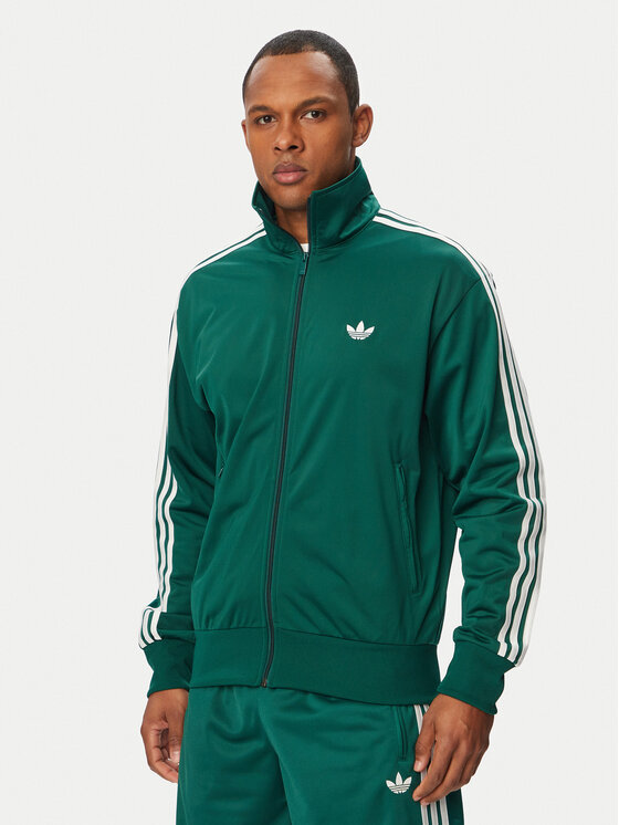 adidas adidas Світшот Firebird KD8314 Зелений Loose Fit