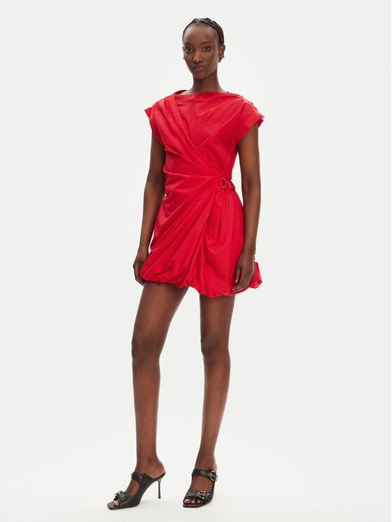 PINKO PINKO Kokteilinė suknelė Elliot 105215 A2LD Raudona Regular Fit