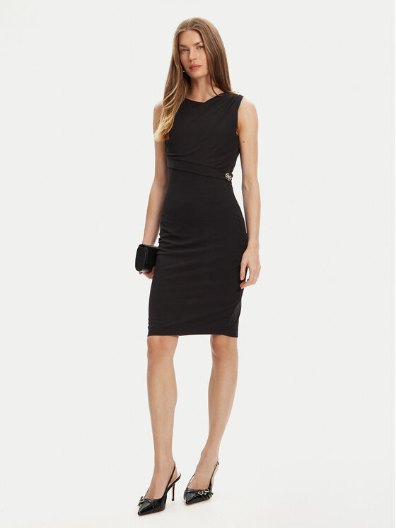 Guess Guess Hétköznapi ruha W5YK27 KAQL2 Fekete Regular Fit