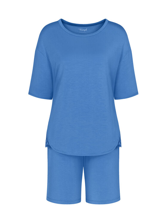 Triumph Triumph Pyjama Timeless Sensuality 10222627 Blau Relaxed Fit