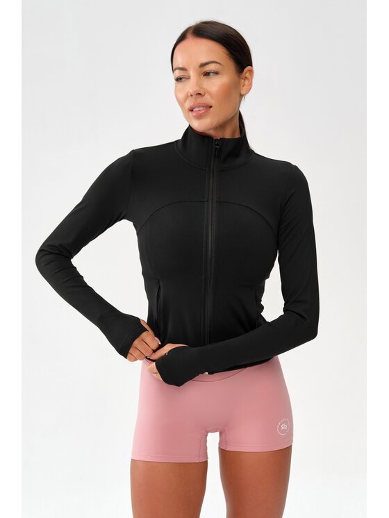 ROUGH RADICAL ROUGH RADICAL Bluza ZOYA ZIP Czarny Slim Fit