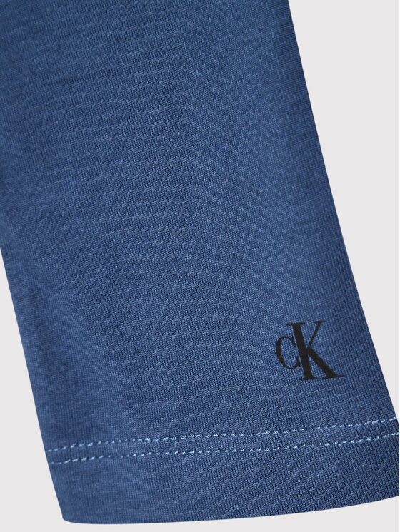 Calvin Klein Jeans Calvin Klein Jeans Bluzka Institutional IB0IB00599 Niebieski Regular Fit