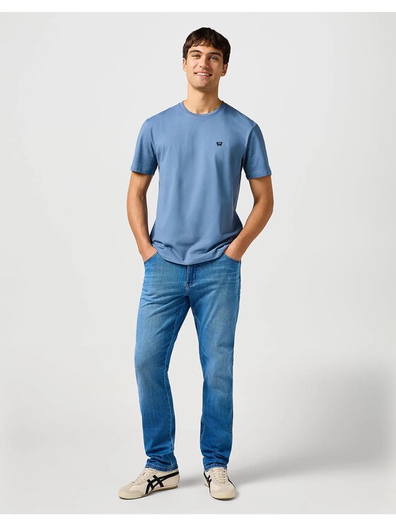 Wrangler Wrangler Jeansy TEXAS SLIM Niebieski Slim Fit