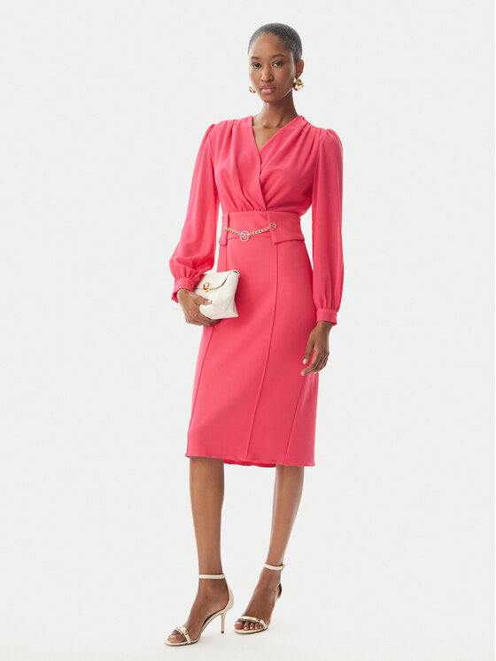 Rinascimento Rinascimento Coctailkleid CFC0123289003 Rosa Regular Fit