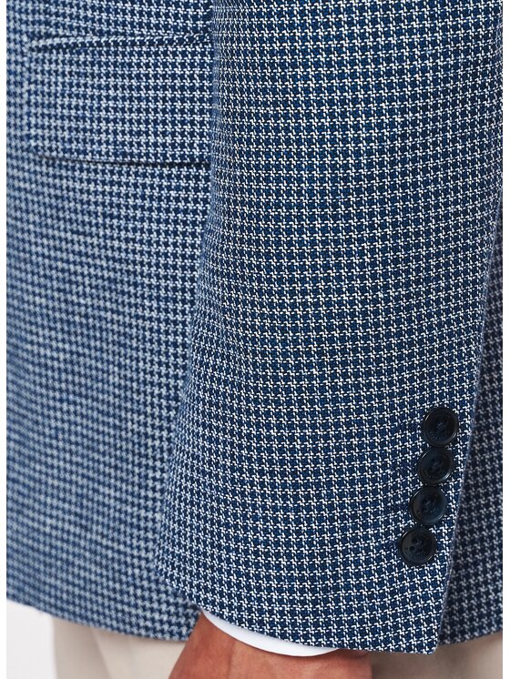 Pako Lorente Pako Lorente Marynarka P26SF-3X-027 Niebieski Slim Fit