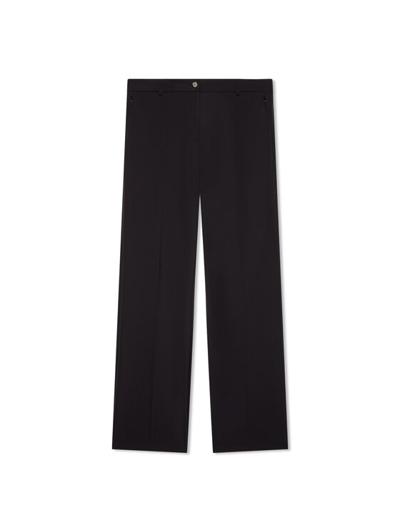 Fiorella Rubino Fiorella Rubino Spodnie materiałowe P081T005484N033 Czarny Regular Fit