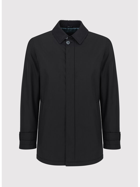 Pako Lorente Pako Lorente Płaszcz przejściowy P23WF-7X-010 Czarny Classic Fit